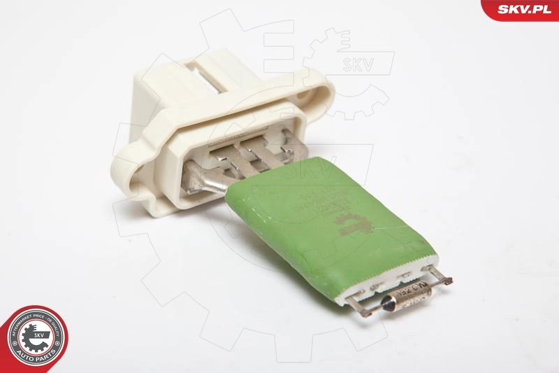 Resistor, interior blower